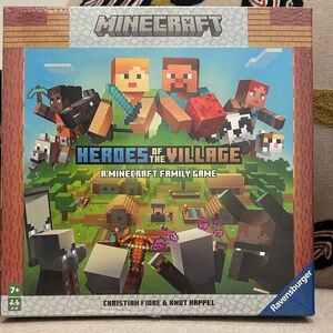 Ravensburger Minecraft Heroes of the Village Board Game - Green and Blue